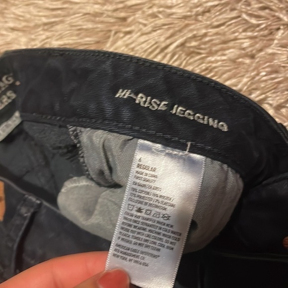 AMERICAN Eagle Outfitters‎ Super Stretch Dark blue High Rise Jeggings Size 4 - Picture 5 of 9